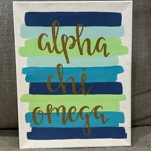 alpha chi omega painting